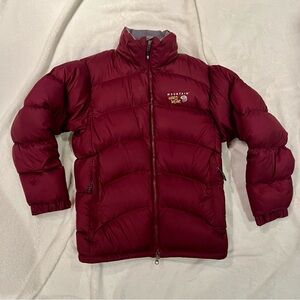 Mountain Hardwear Womens Puffer Jacket - Burgundy